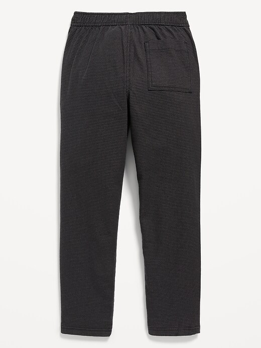 View large product image 2 of 3. Textured Patterned Built-In Flex Taper Pants for Boys