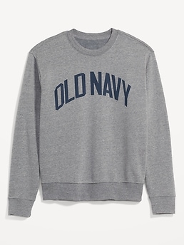 Oversized Logo-Graphic Crew-Neck Sweatshirt for Men | Old Navy