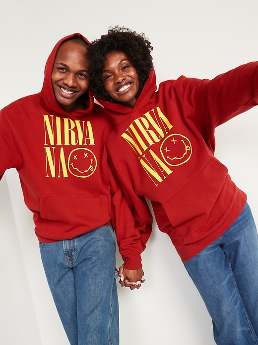View large product image 2 of 3. Nirvana&#153 Graphic Gender-Neutral Pullover Hoodie for Adults