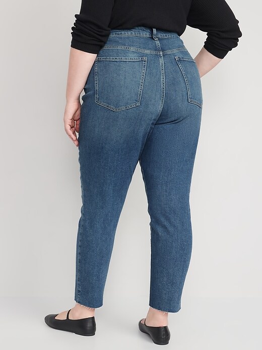 Image number 8 showing, Higher High-Waisted Button-Fly OG Straight Jeans for Women