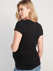Image number 2 showing, Maternity Crew-Neck T-Shirt