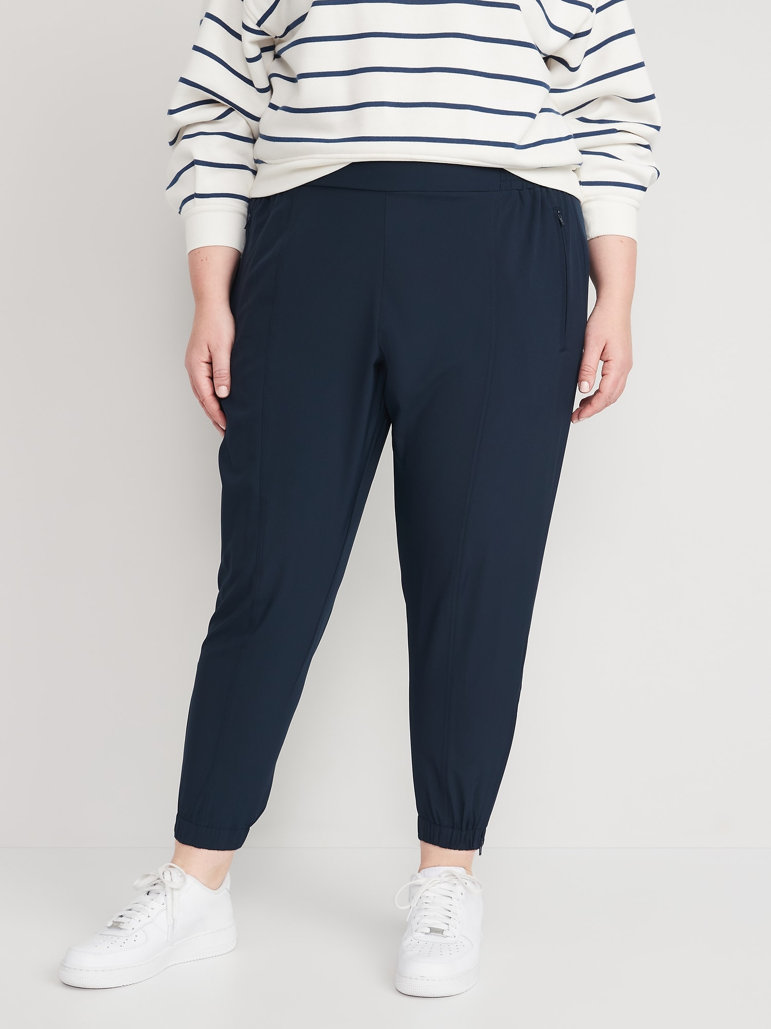 Extra HighWaisted LogoGraphic Ankle Jogger Sweatpants for Women  Old Navy