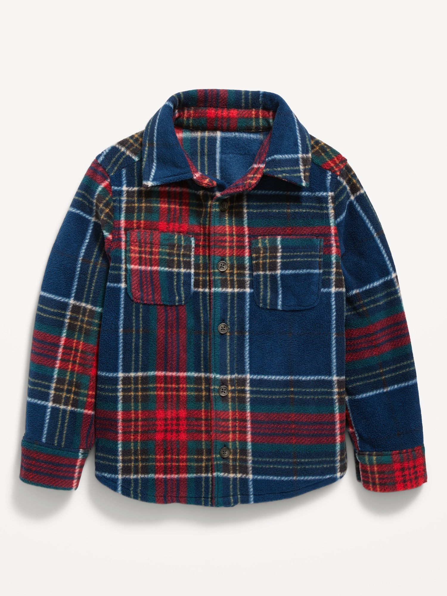 Cozy Microfleece Button-Front Shirt for Toddler Boys | Old Navy