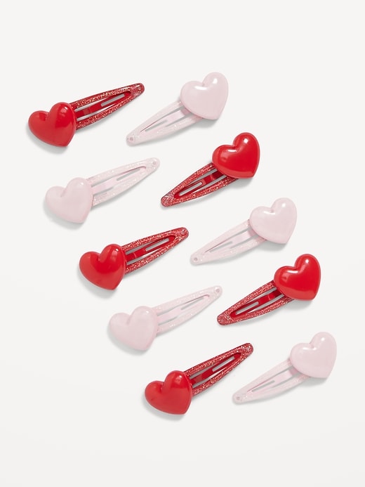 Mini Barrette "Heart" Hair Clips 10Pack for Girls Old Navy