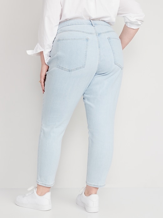 Image number 8 showing, Curvy High-Waisted OG Straight Ankle Jeans