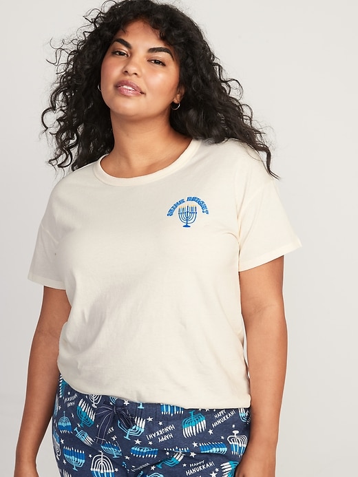 Image number 5 showing, Matching Holiday Graphic Easy T-Shirt for Women