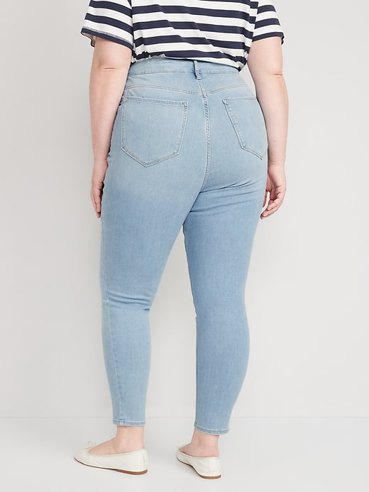 Image number 8 showing, FitsYou 3-Sizes-in-1 Extra High-Waisted Rockstar Super Skinny Jeans for Women