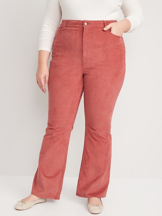 Image number 7 showing, Higher High-Waisted Flare Corduroy Pants
