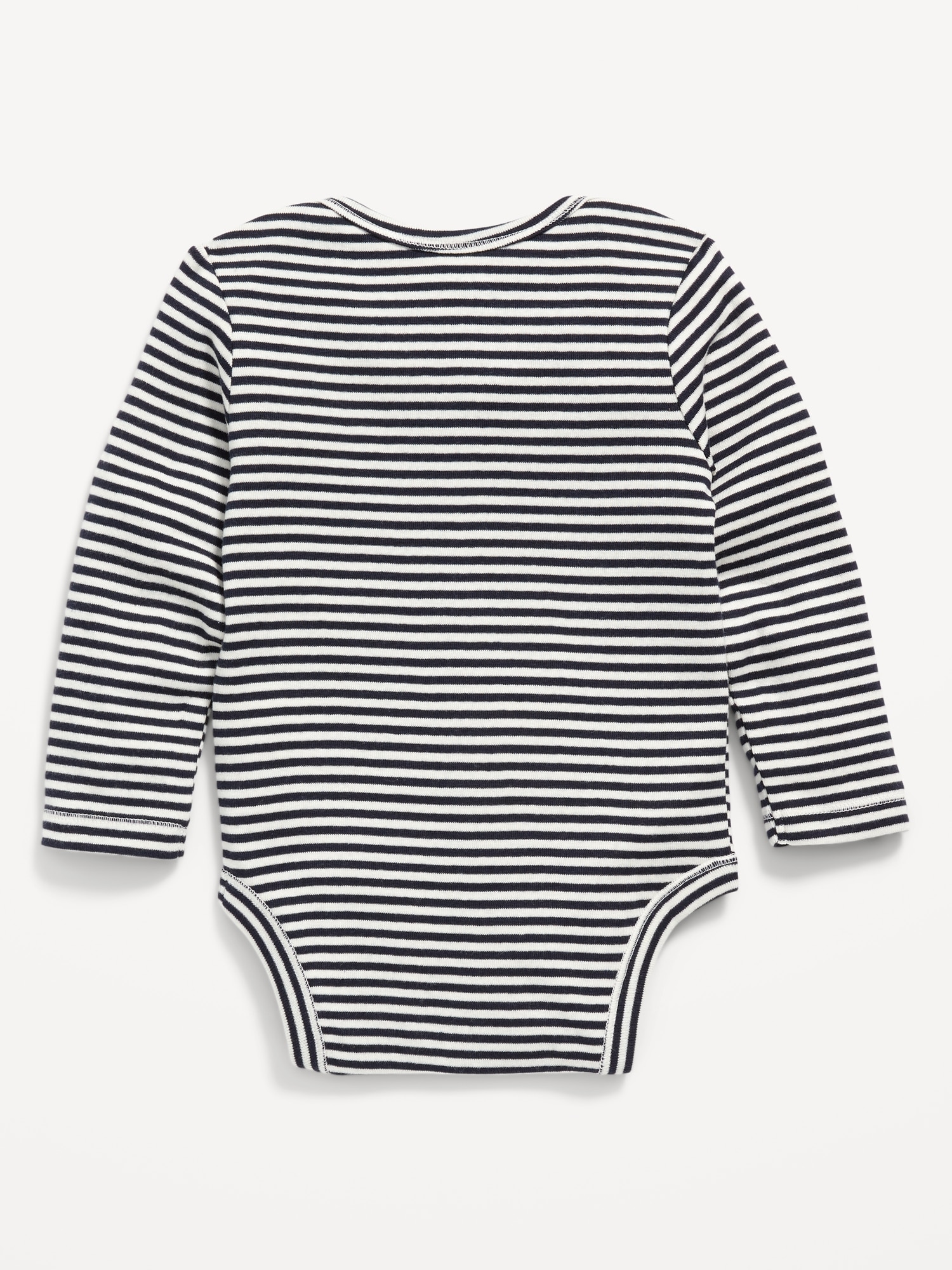 Rib Neon Sports Stripe Long Sleeve Bodysuit