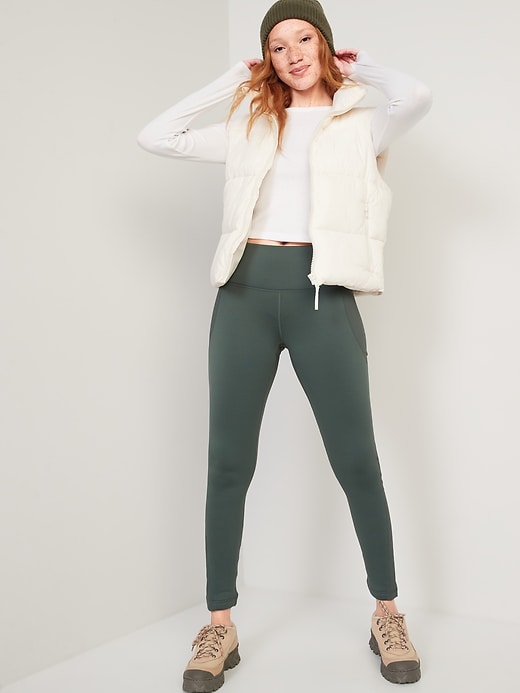 Image number 3 showing, High-Waisted UltraCoze Fleece-Lined Leggings