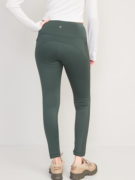 Image number 2 showing, High-Waisted UltraCoze Fleece-Lined Leggings