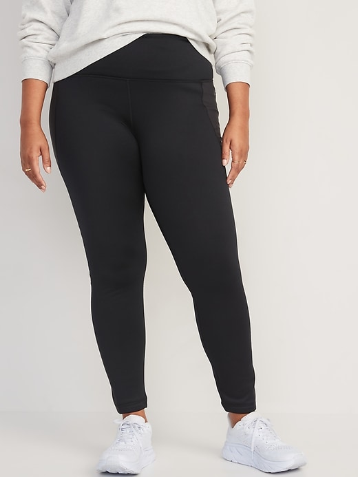 Old Navy High-Waisted UltraCoze Fleece-Lined Flare Leggings for