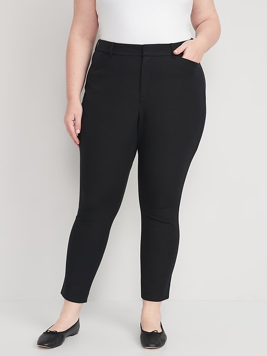 Image number 6 showing, Curvy High-Waisted Pixie Skinny Ankle Pants for Women
