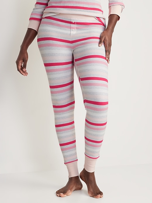 Image number 5 showing, Matching Printed Thermal-Knit Pajama Leggings