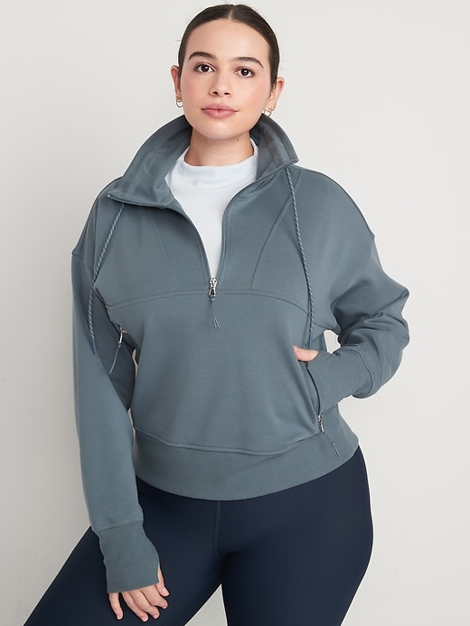 Marks and Spencer - Chic, meet comfy 🤝 @totallystatement. #MyMarks Leggings  –  Fleece –  Half-zip top –