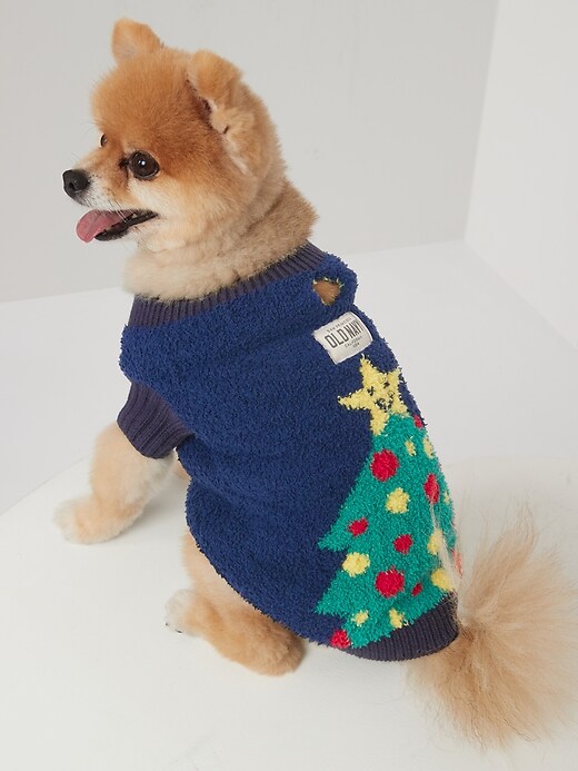 View large product image 1 of 2. Cozy Printed Sweater for Pets
