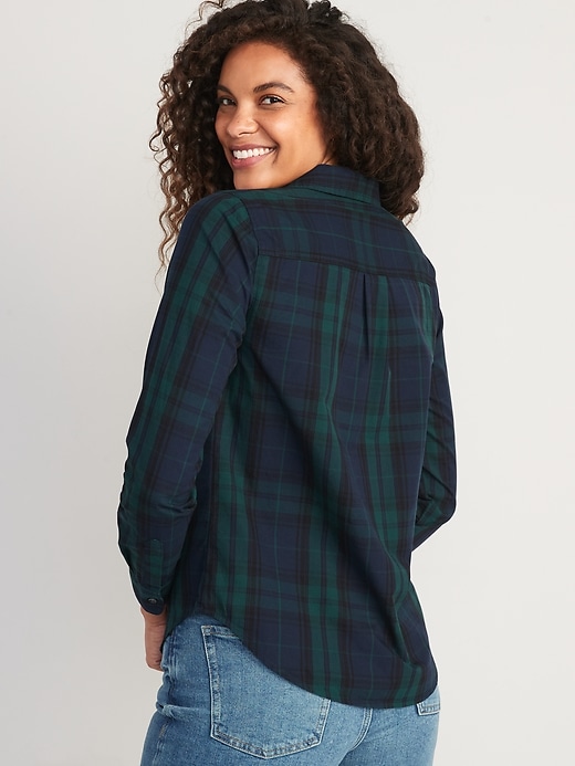 Image number 2 showing, Plaid Classic Button-Down Shirt
