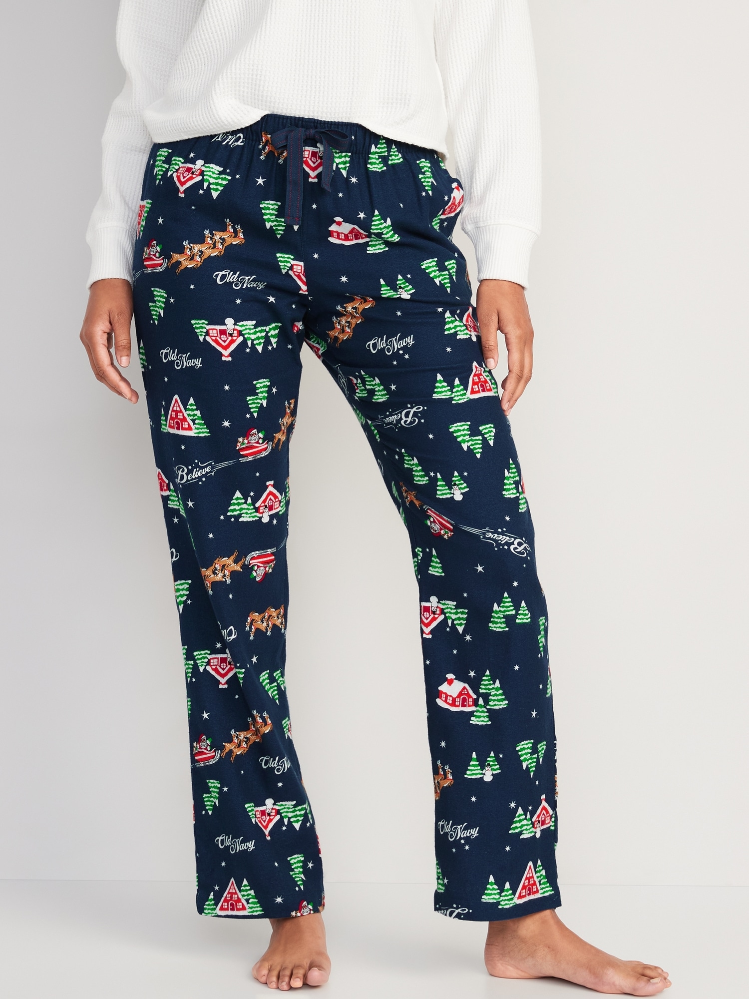 Oldnavy Printed Flannel Pajama Pants for Women