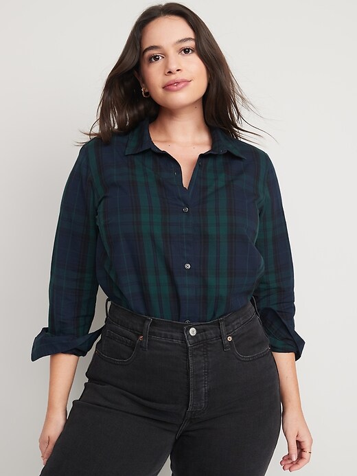 Image number 5 showing, Plaid Classic Button-Down Shirt