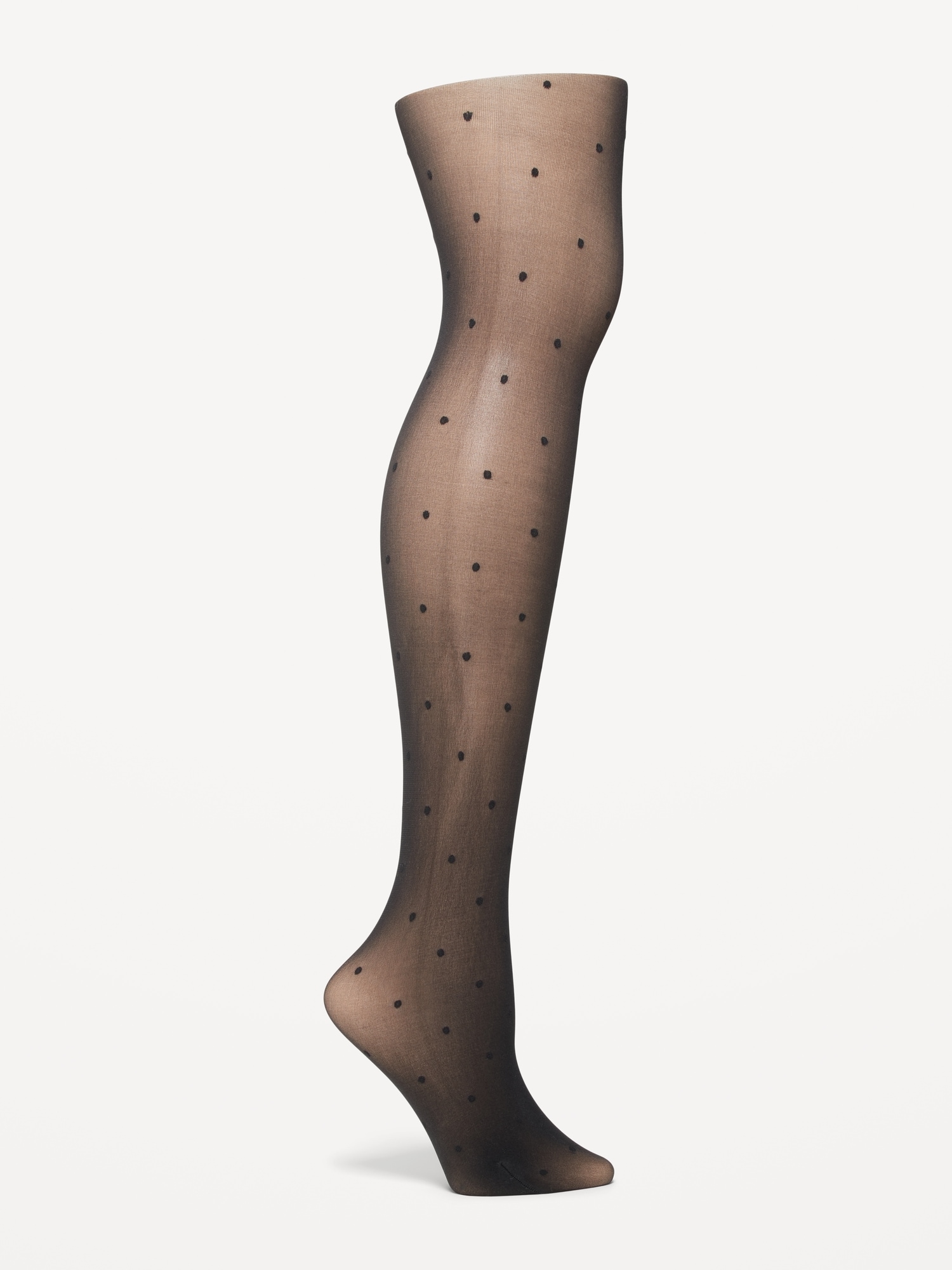 Semi-Sheer Control-Top Tights for Women | Navy