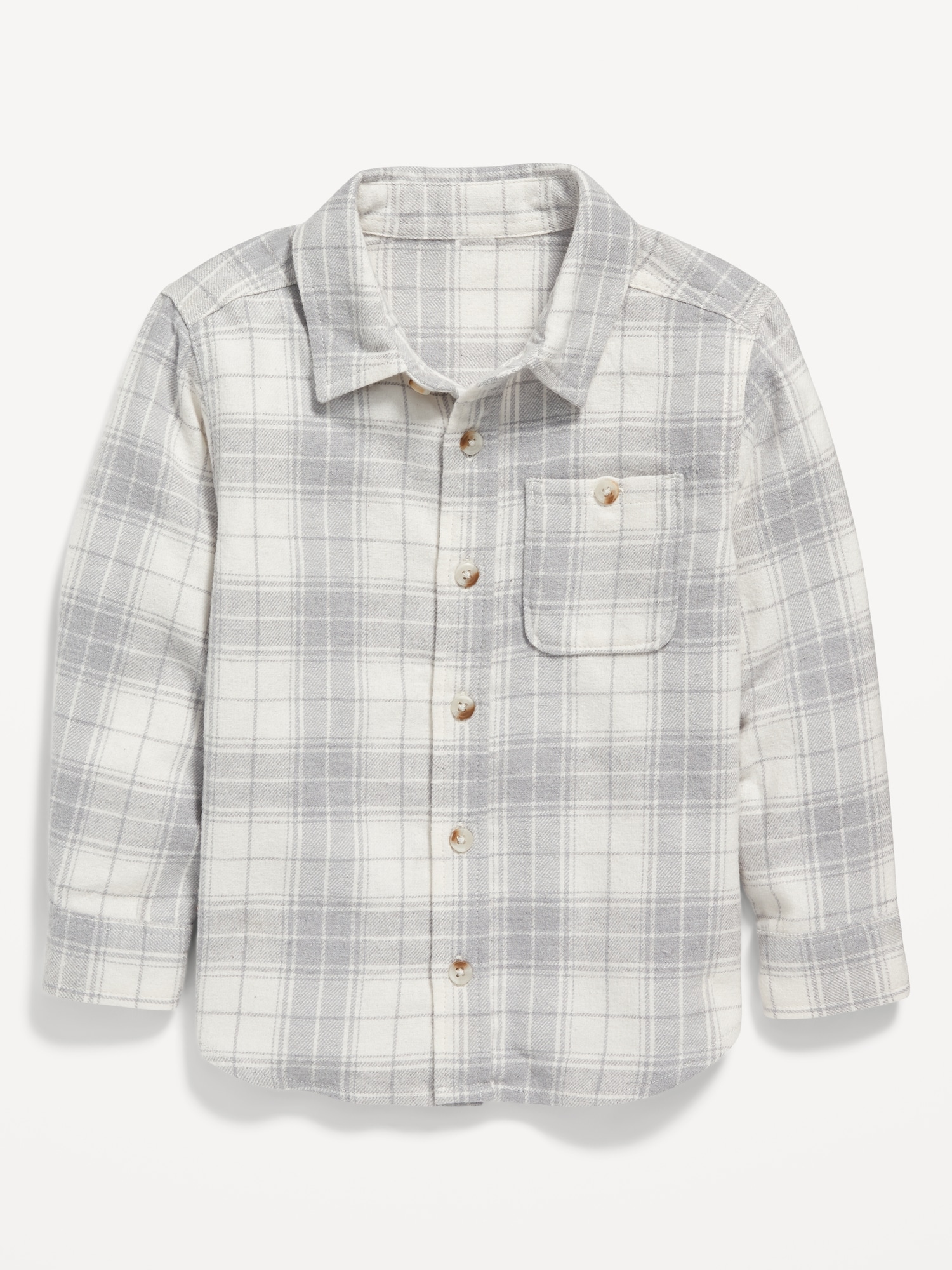 LongSleeve Plaid Pocket Shirt for Toddler Boys Old Navy