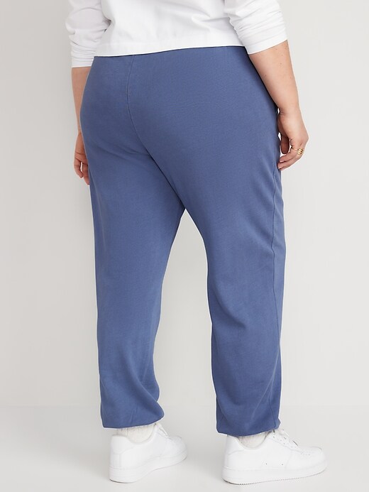 Image number 8 showing, Extra High-Waisted Fleece Sweatpants