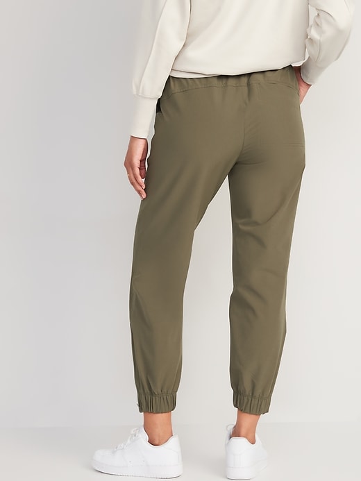 Image number 2 showing, High-Waisted All-Seasons StretchTech Water-Repellent Jogger Pants