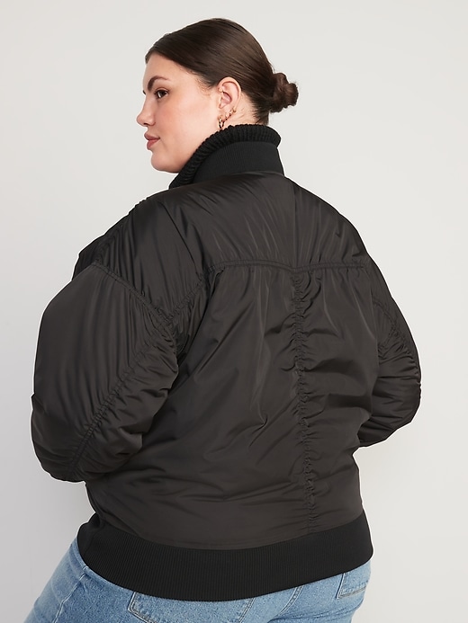 Old Navy Women's Oversized Bomber Jacket