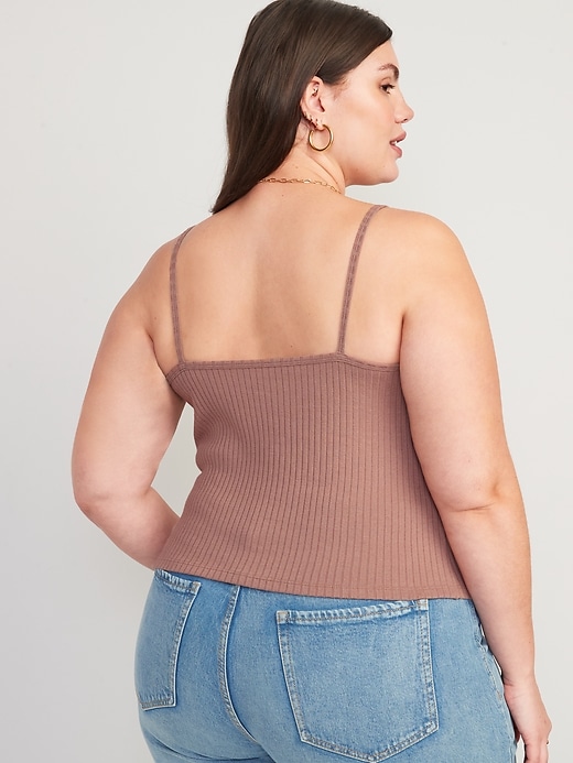 Image number 8 showing, Rib-Knit V-Neck Matching Sweater Tank Top