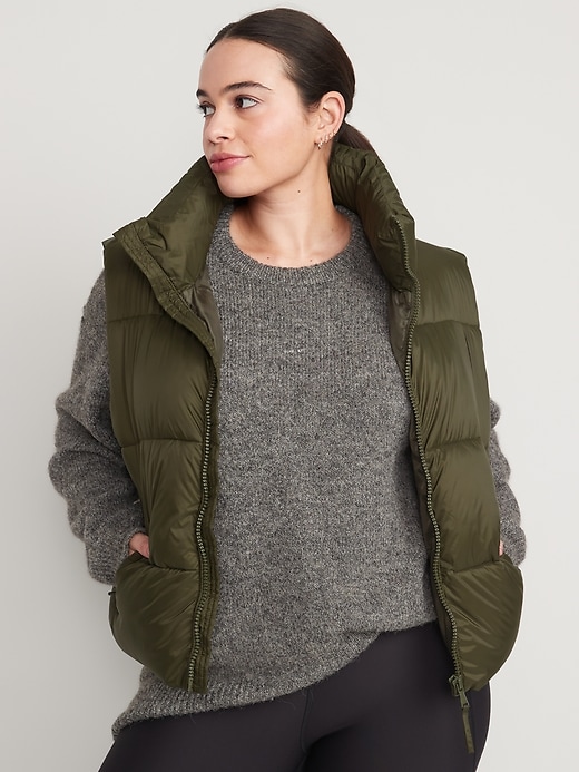 Image number 5 showing, Water-Resistant Quilted Puffer Vest