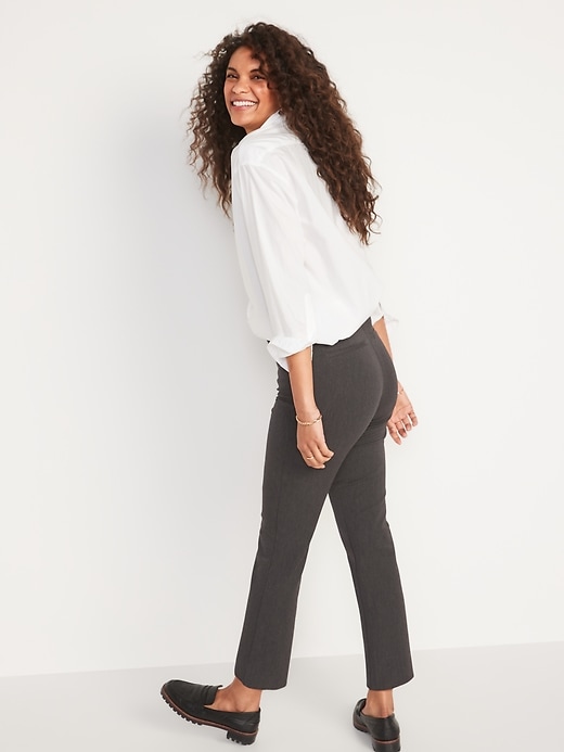 Image number 6 showing, High-Waisted Pixie Straight Ankle Pants for Women