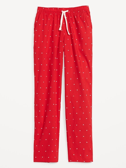 Image number 4 showing, Printed Poplin Pajama Pants