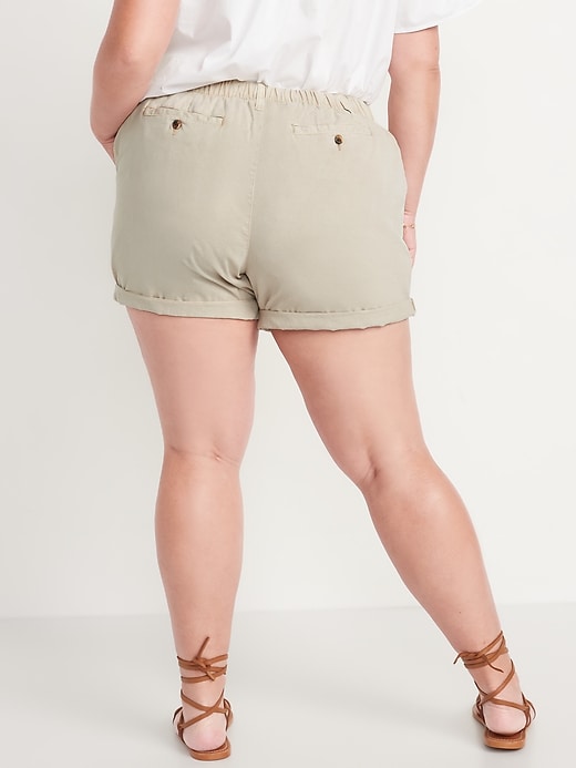 Image number 8 showing, High-Waisted OGC Pull-On Chino Shorts -- 5-inch inseam