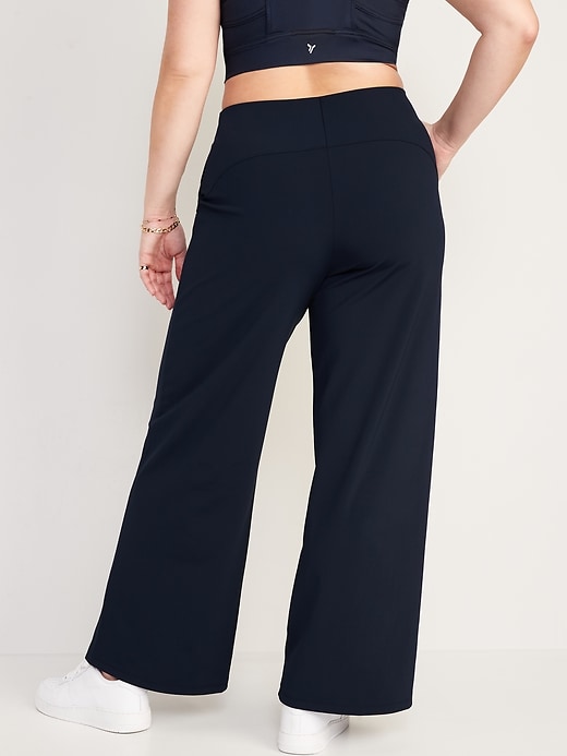 Image number 6 showing, High-Waisted PowerSoft Wide-Leg Pants