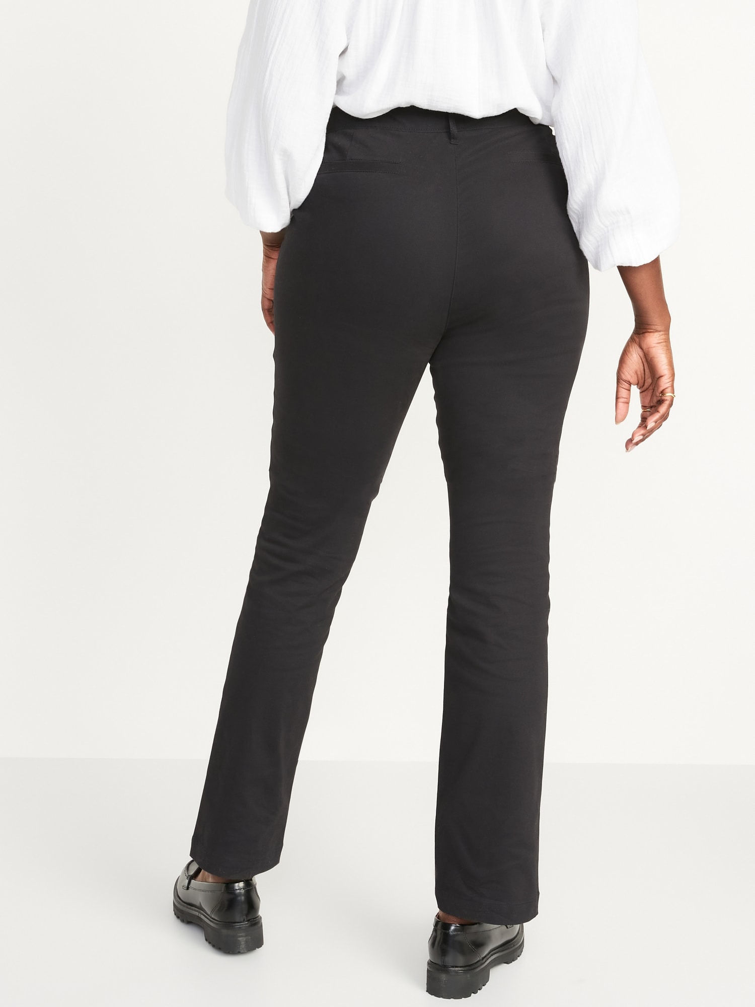 Women's Black Bootcut Trousers