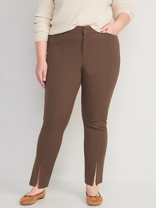 Image number 7 showing, High-Waisted Split-Front Pixie Skinny Pants for Women