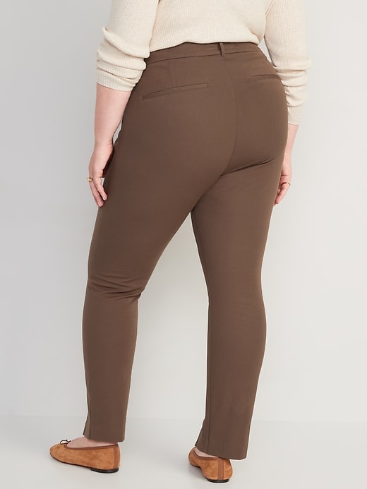Image number 8 showing, High-Waisted Split-Front Pixie Skinny Pants