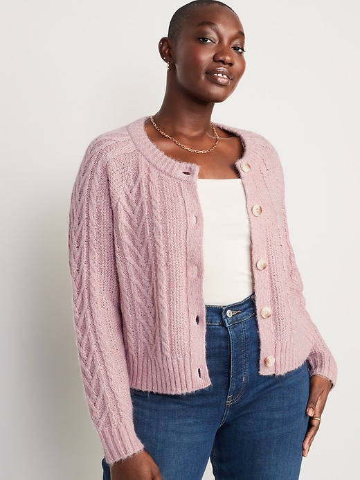 Cozy Cable-Knit Cardigan | Old Navy