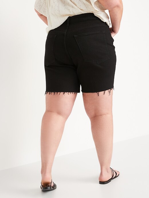 Image number 8 showing, High-Waisted OG Jean Cut-Off Shorts for Women -- 7-inch inseam