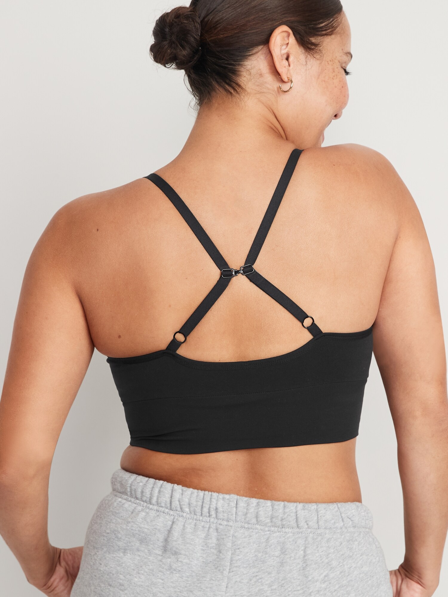 Бра Maternity Pumping, высокая поддержка — Old Navy, цвет: Чёрный — фото 2