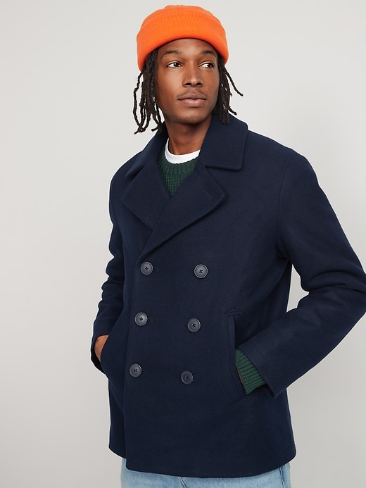 View large product image 1 of 1. Soft-Brushed Peacoat