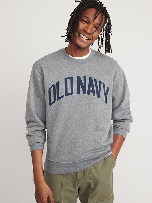 Old Navy - Oversized Logo-Graphic Crew-Neck Sweatshirt for Men