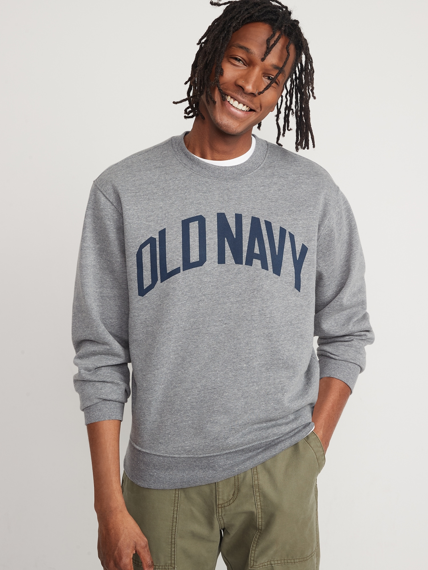 Old Navy Men's Oversized Crew-Neck Sweatshirt - - Size S