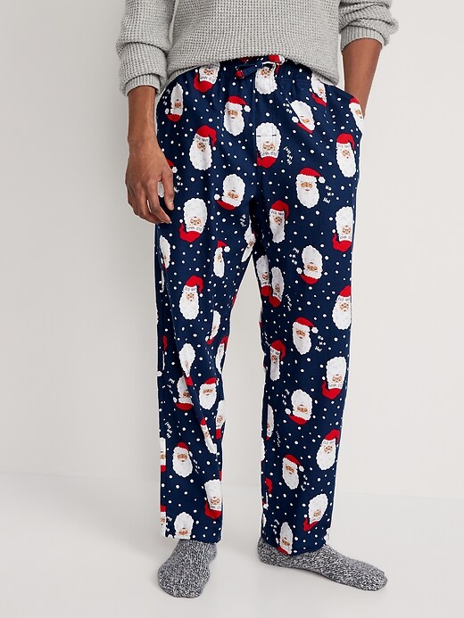 View large product image 1 of 3. Printed Flannel Pajama Pants