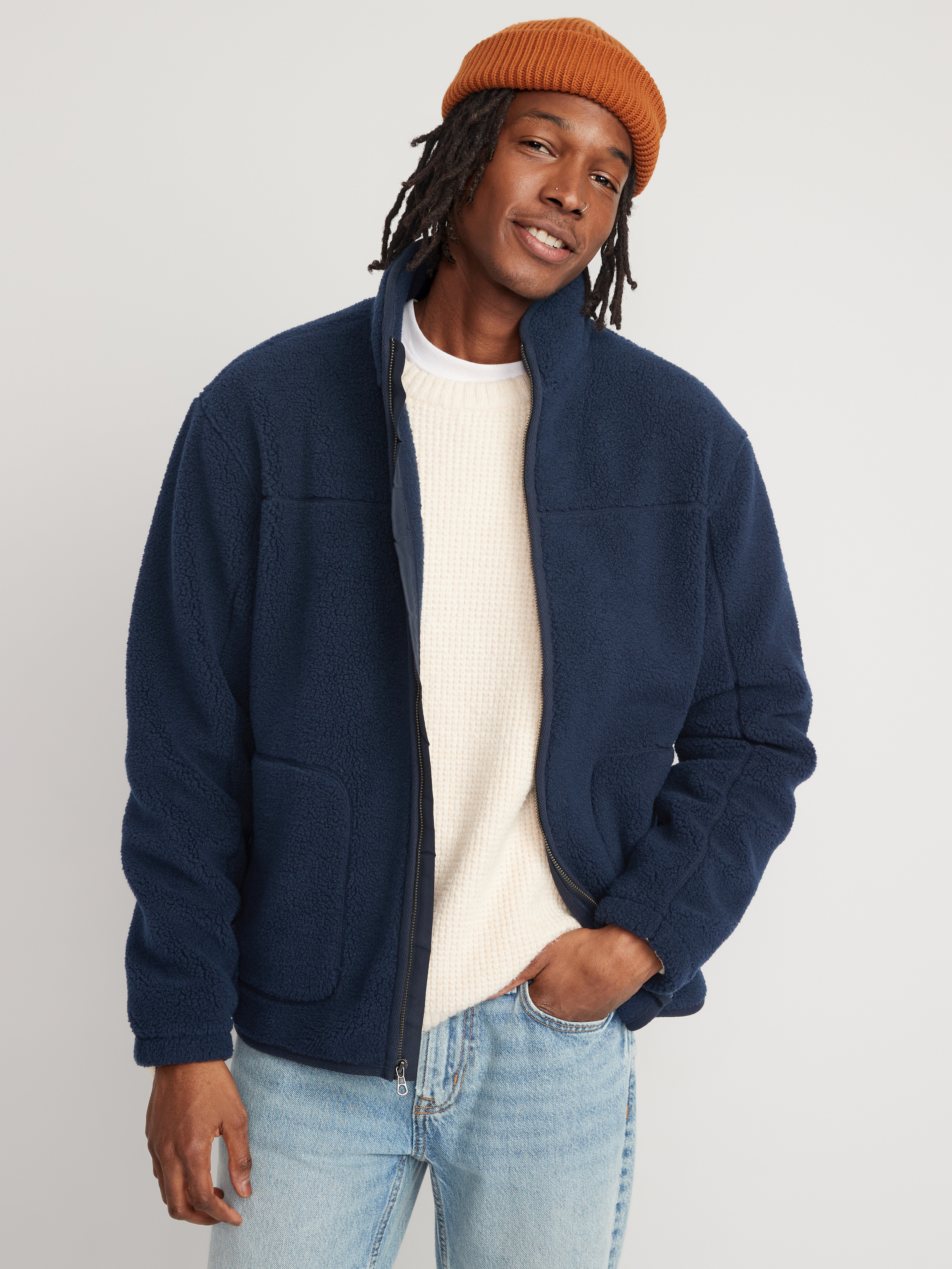 ジャケット・アウター OLD GAP 00s Padded Wool Jacket Navy M cn52490675.jpg