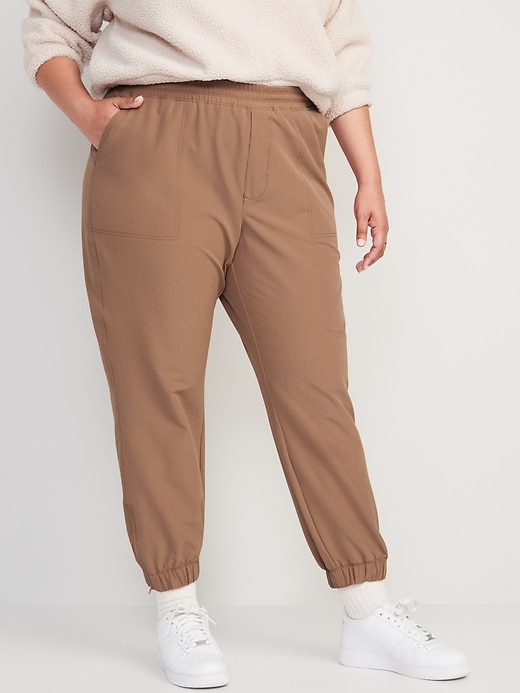 Image number 7 showing, High-Waisted All-Seasons StretchTech Water-Repellent Jogger Pants