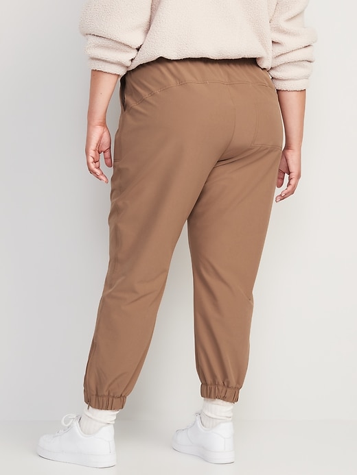 Image number 8 showing, High-Waisted All-Seasons StretchTech Water-Repellent Jogger Pants