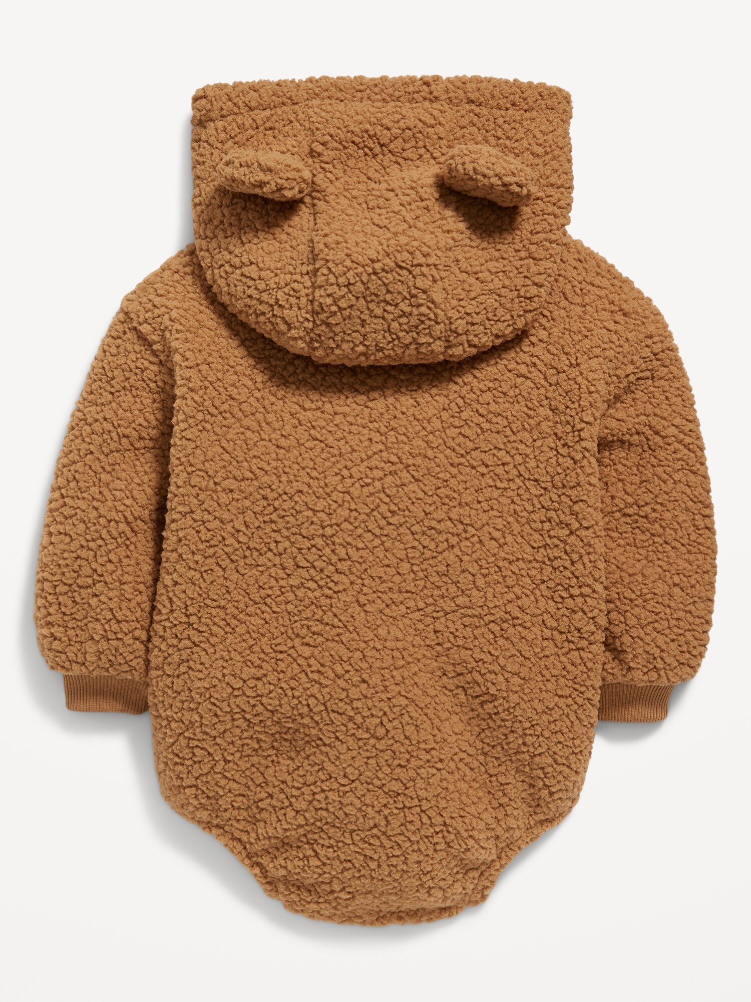 Unisex LongSleeve Sherpa CritterHooded Bodysuit for Baby Old Navy