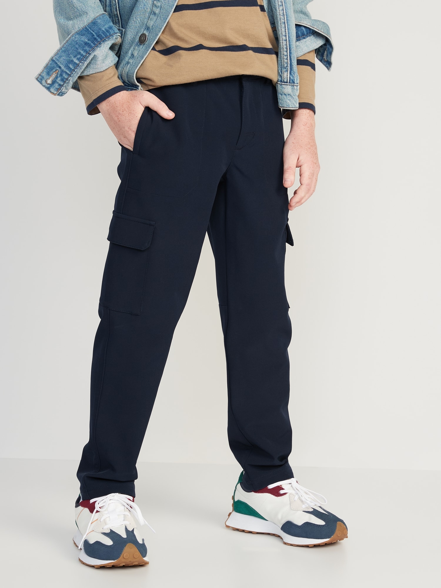 StretchTech Tapered Cargo Performance Pants for Boys | Old Navy