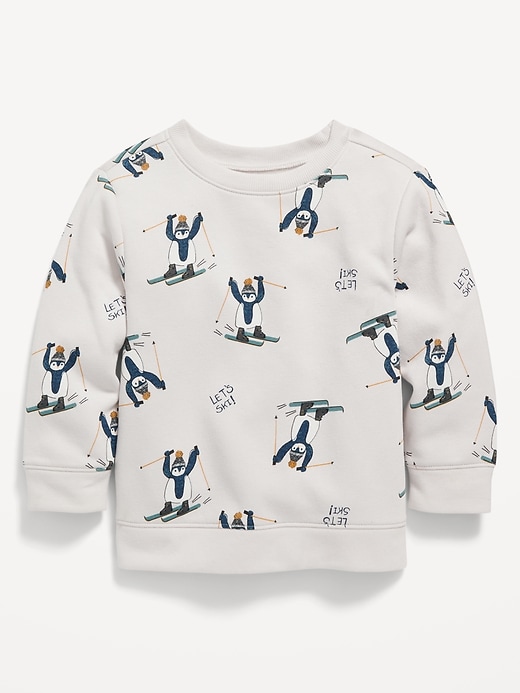 Unisex Printed Crew-Neck Sweatshirt for Toddler | Old Navy